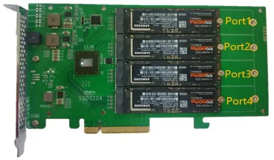 HighPoint SSD7104 SSD7204 NVMe RAID Controller -Step5b