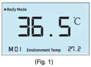 DURALINE Automatic Forehead Thermometer Touchless Infared - Standby