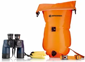 BRESSER 1866932 BinoSail 7×50 WP Compass Binoculars