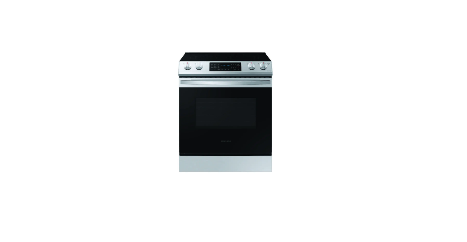 Samsung Front Control Slide-in Electric Range With Convectio [ne63t8311ss] User Manual
