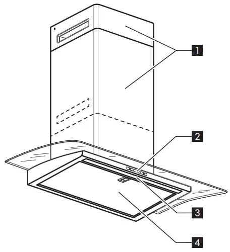 IKEA 303 921 34 BALANSERAD Balanserad Wall Mounted Extractor Hood- Product description