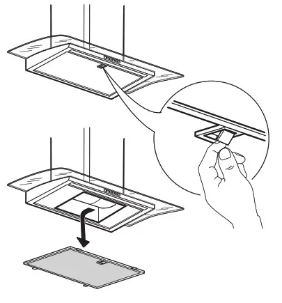 IKEA 303 921 34 BALANSERAD Balanserad Wall Mounted Extractor Hood- grease filter