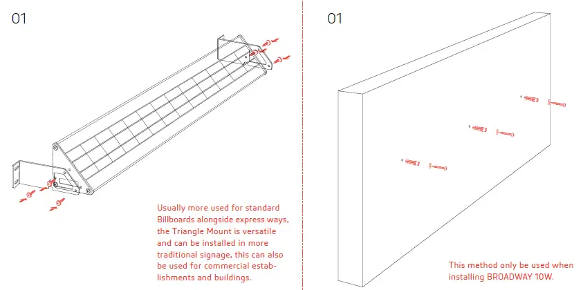 SOLTECH BROADWAY Billboard Lights 10W LED Lights FIG 2