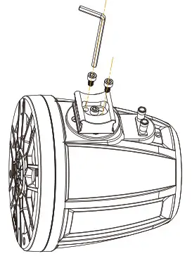 BOSS B6RGB 6.5 Inch 165mm 2Way Amplified Marine Powersports Roll - Installation instruction STEP 1