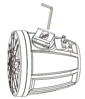 BOSS B6RGB 6.5 Inch 165mm 2Way Amplified Marine Powersports Roll - Installation instruction STEP 2