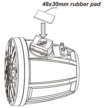 BOSS B6RGB 6.5 Inch 165mm 2Way Amplified Marine Powersports Roll - Installation instruction STEP 3