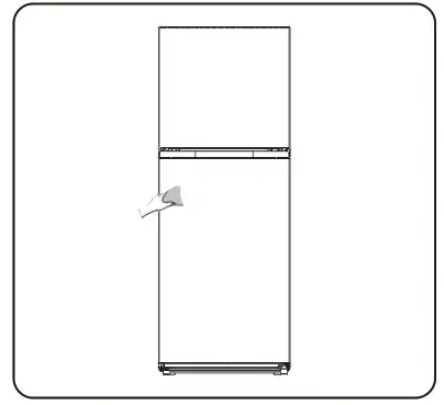 Hisense HRTF326 Top Mount Fridge-Exterior cleaning