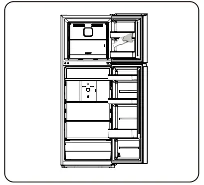 Hisense HRTF326 Top Mount Fridge - Interior cleaning