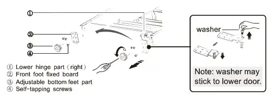 Hisense HRTF326 Top Mount Fridge- Part