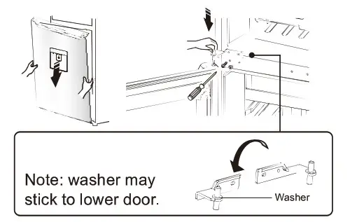 Hisense HRTF326 Top Mount Fridge- corner 11