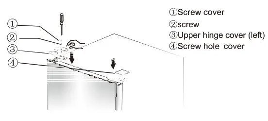 Hisense HRTF326 Top Mount Fridge- corner 13