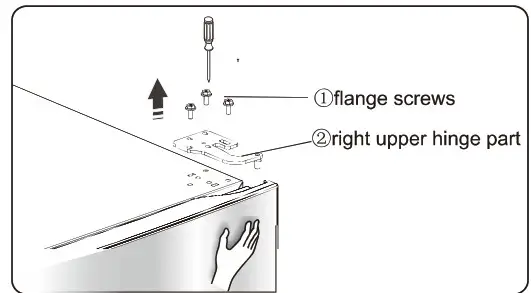 Hisense HRTF326 Top Mount Fridge- corner 2