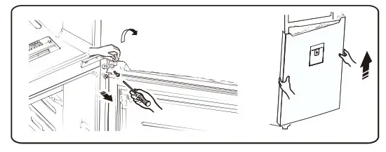 Hisense HRTF326 Top Mount Fridge- corner 5