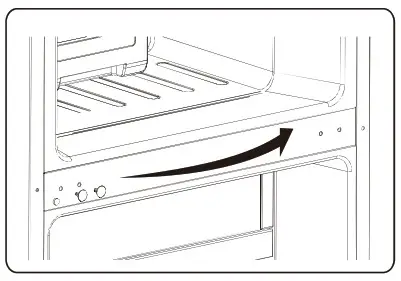 Hisense HRTF326 Top Mount Fridge- corner 8