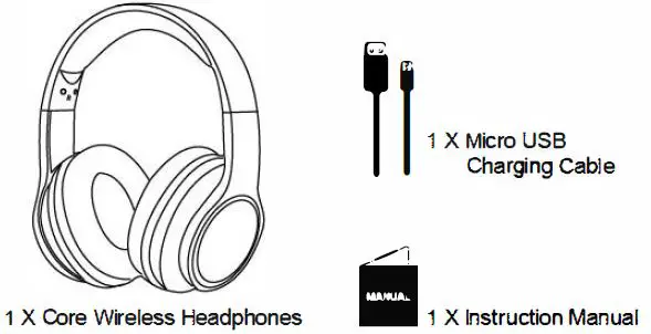 BASS JAXX HP-0552 Core Wireless Headphones-1