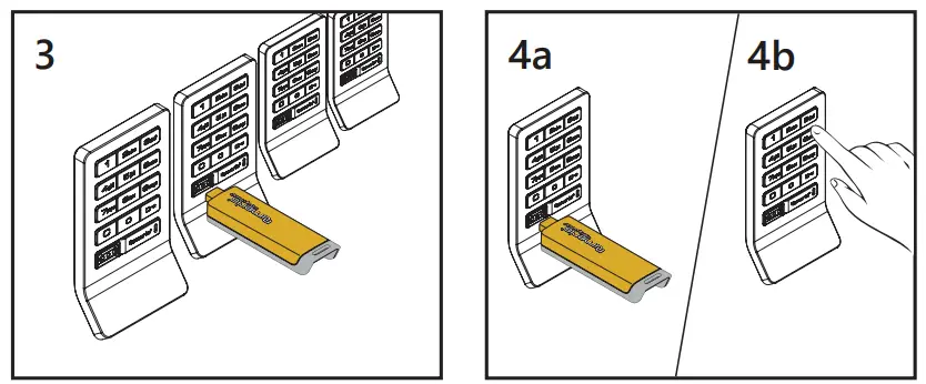 Allsteel Digital Lock - Keys 1