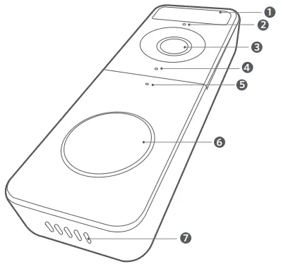 eufy T8210 Solo Doorbell S20 Battery Kit - Front view