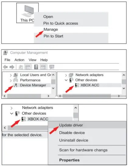 XBOX X One Controller Wireless Adapter for Window 10 PC - methhod 8