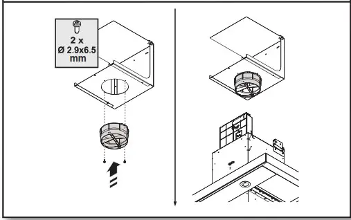 JENNAIR JVR0436HS 36 Inch Wall Mount Canopy Hood - Complete Installation 1