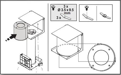 JENNAIR JVR0436HS 36 Inch Wall Mount Canopy Hood - Complete Installation 3