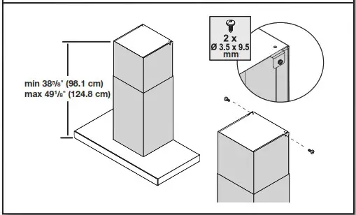 JENNAIR JVR0436HS 36 Inch Wall Mount Canopy Hood - Complete Installation 5