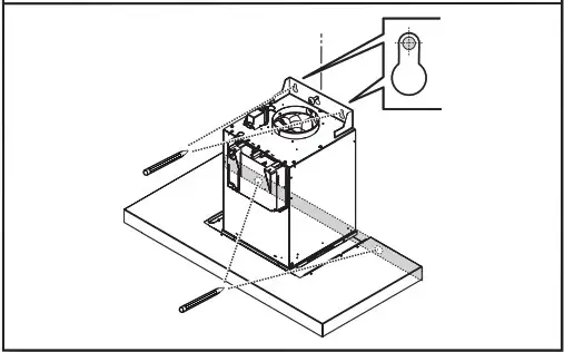 JENNAIR JVR0436HS 36 Inch Wall Mount Canopy Hood - Prepare for Installation 10