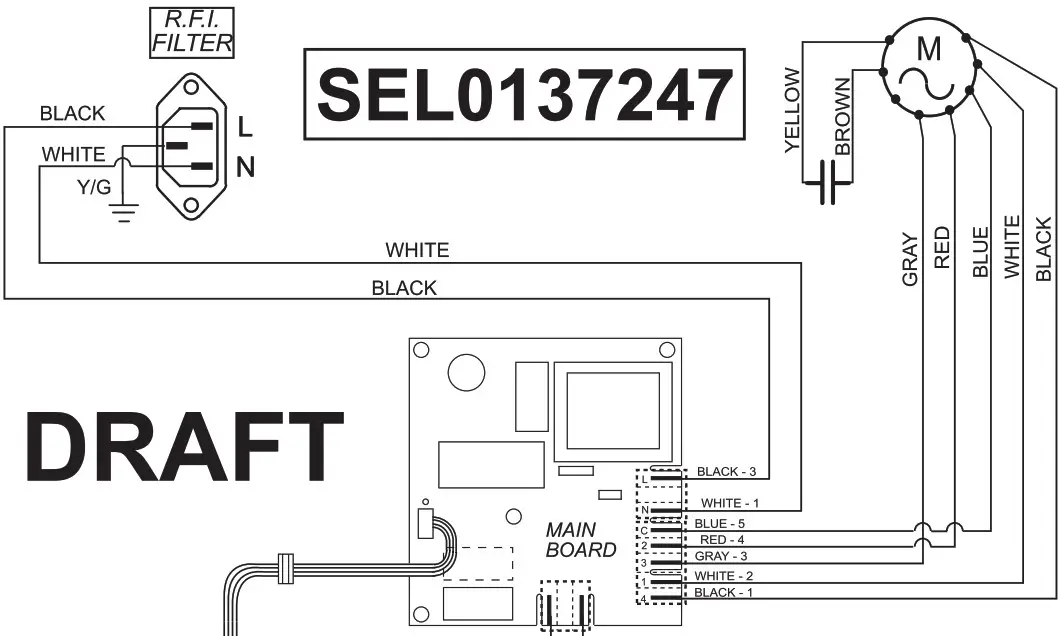 JENNAIR JVR0436HS 36 Inch Wall Mount Canopy Hood - WIRING DIAGRAM 1