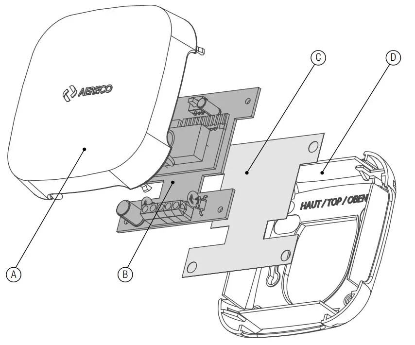 AERECO Humidity And Temperature Ambient Air Sensor - fig1