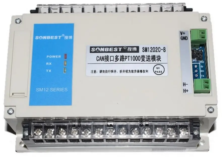 SONBUS SM1202C CAN Interface 8 Channel PT1000 Acquisition Module-