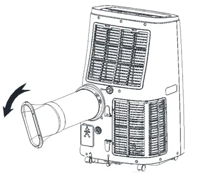 argo IRO & IRO PLUS Portable Air Conditioner Local - hose as far as