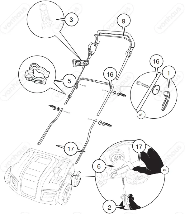 VonHaus-2500192-2-In-1-Electric-Lawn-Scarifier-and-Rake-FIG10