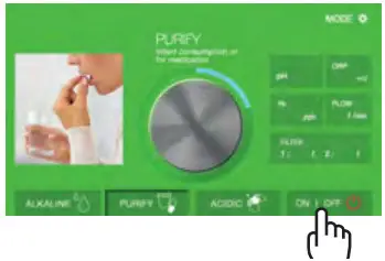 AQUA IONIZER PRO IONHEALTH Touch Water Ionizer - puriied water 2