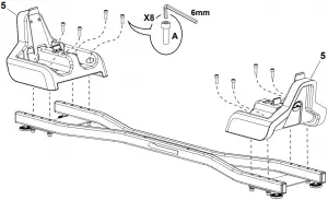 Assembly - 2 Attach Base End Shrouds