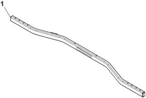 Base Tube, Front PARTS - 1