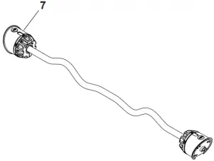 Curl Bar Handle Assembly PARTS - 7