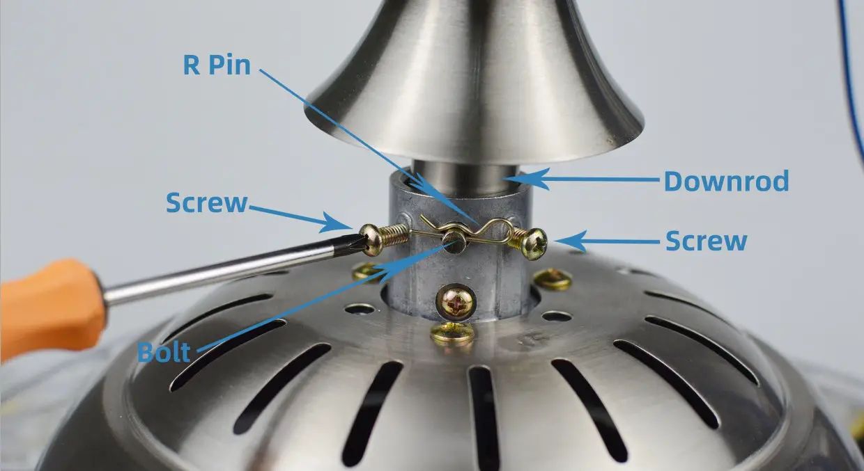 BAYSQUIRREL BS LY 9078 Ceiling Fan with Light - the speaker in the lampshade 8