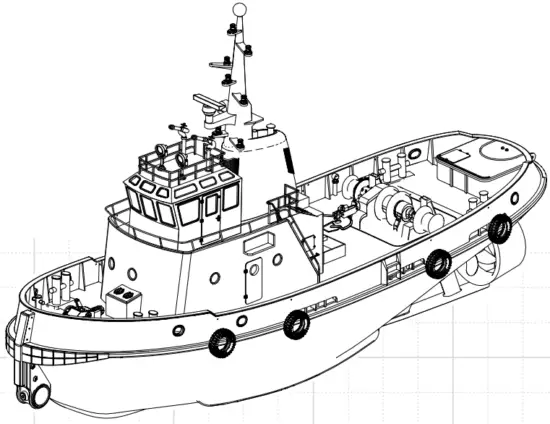 PROBOAT 30 INCH RTR TUG BOAT Horizon Harbor