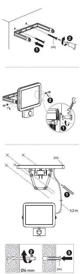 LAP RB0258A Outdoor LED Solar Floodlight With PIR Sensor-FIG11