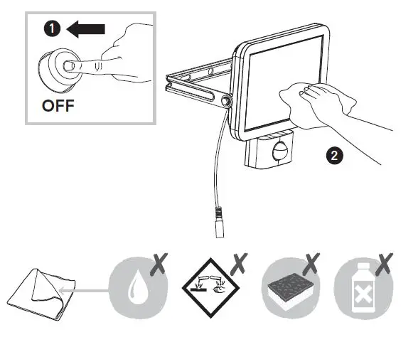 LAP RB0258A Outdoor LED Solar Floodlight With PIR Sensor-FIG18