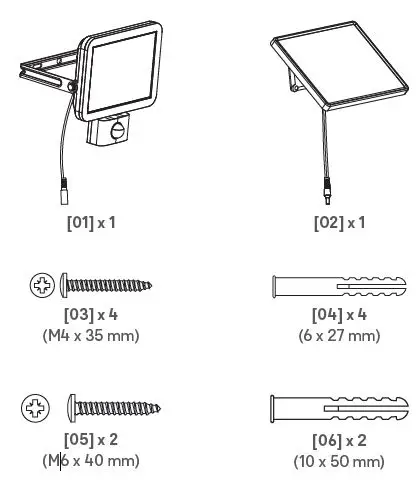 LAP RB0258A Outdoor LED Solar Floodlight With PIR Sensor-FIG5