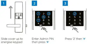 Fig 12 SETTING UP USER CODES