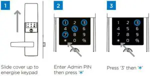 Fig 14 DELETING USER CODES