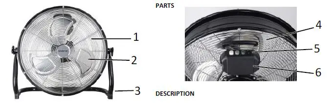 oceanic OCEAVI120WB1 High Velocity Fan-1