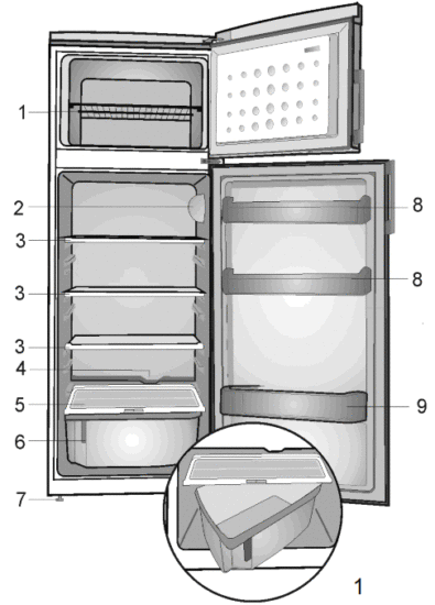 beko DS227030N Refrigerator - fIG