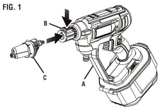 RYOBI RY3112RN 3 IN 1 ROTATING NOZZLE - fig