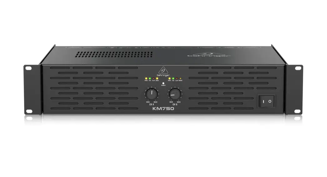 Behringer Professional 750-watt Stereo Power Amplifier User Guide