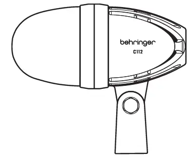 behringer C112 Premium Dynamic Microphone for Bass Drum