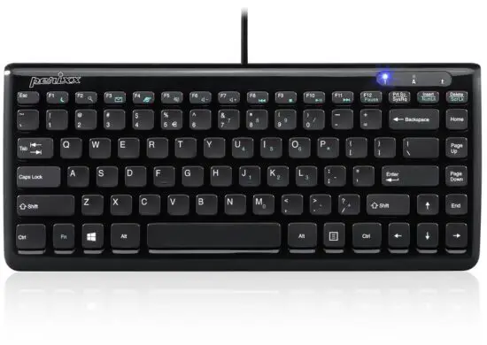 perixx PERIBOARD-407 Wired USB Mini Keyboard