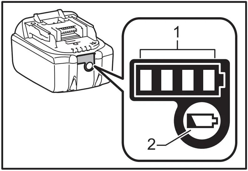 Indicating the remaining battery capacity