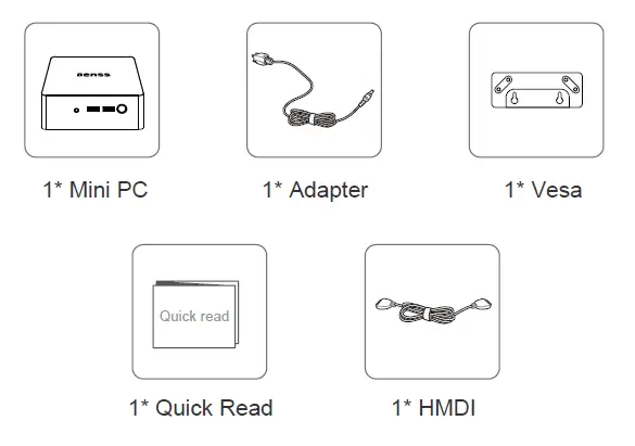 Benss B00JP1 Mini PC User FIG 3